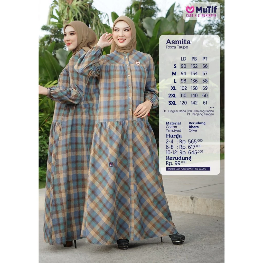 MUTIF ASMITA TOSCA TAUPE
